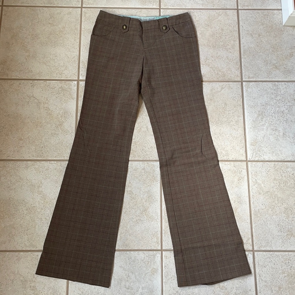 Vintage Guess plaid dress pants